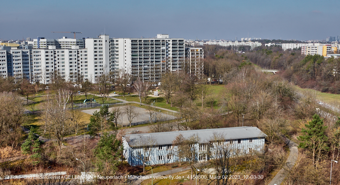 02.03.2023 - Panoramaufnahmen vom Marx-Zentrum und dem Annete-Kolb-Anger